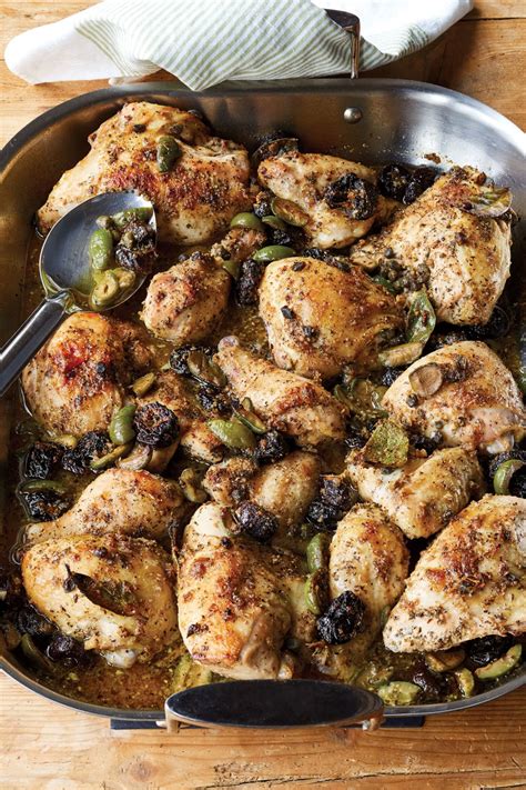 Chicken marbella ina garten - Place each chicken breast between 2 sheets of parchment paper or plastic wrap and pound out to 1/4-inch thick. Sprinkle both sides with salt and pepper. Mix the flour, 1/2 teaspoon salt, and 1/4 ...